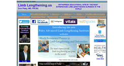 Desktop Screenshot of limblengtheningdoc.org