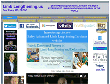 Tablet Screenshot of limblengtheningdoc.org